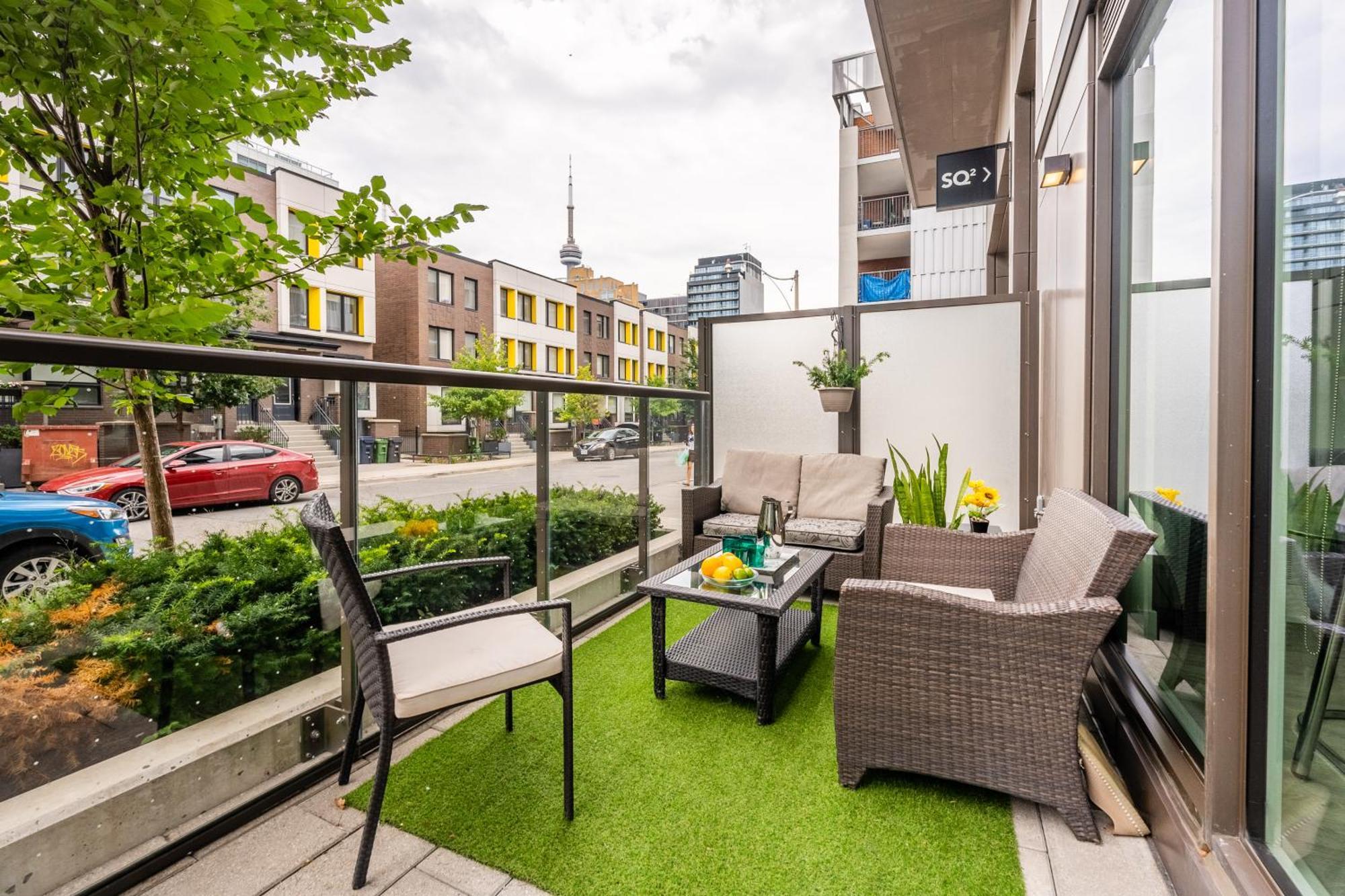 Spacious Corner Apartment Downtown Toronto Luaran gambar